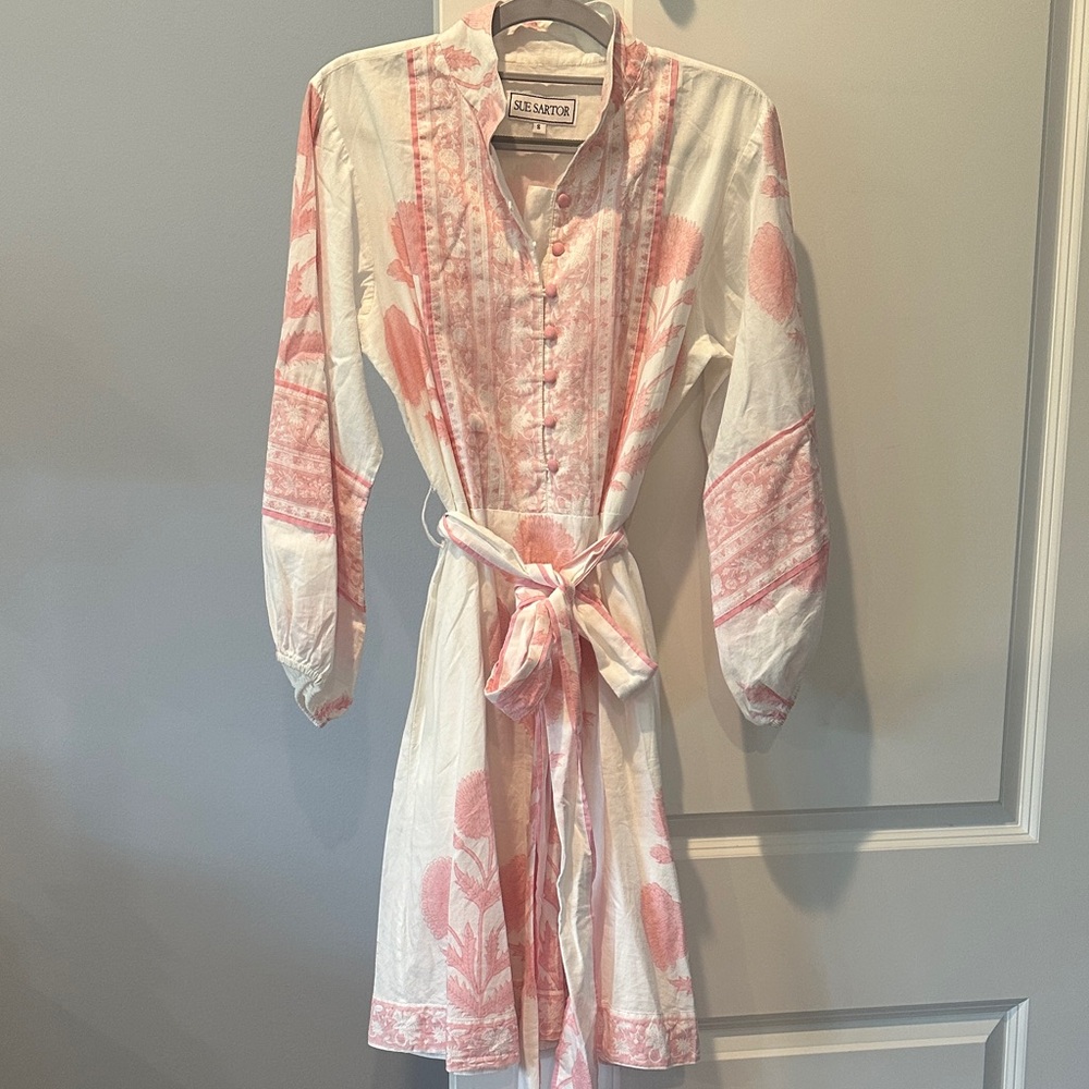 Sue Sartor  Pink Floral Dress